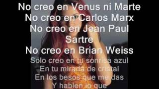 Video thumbnail of "Shakira - No creo (karaoke)"