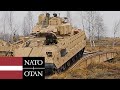 Кровавая Первая в Латвии. Бронемашины M2 Bradley и солдаты армии США на учениях.