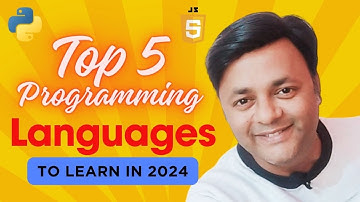 Top 5 PROGRAMMING LANGUAGES To learn in 2024 @GaganSharma