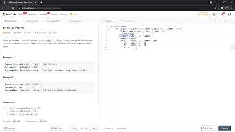 Merge Intervals, Love Babbar
