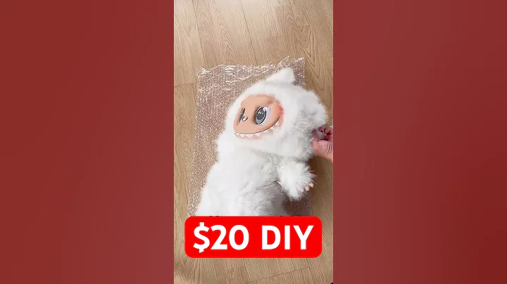 I Built a $20 Labubu Angel DIY 😱 #labubu #labubudiy #labubuunboxing