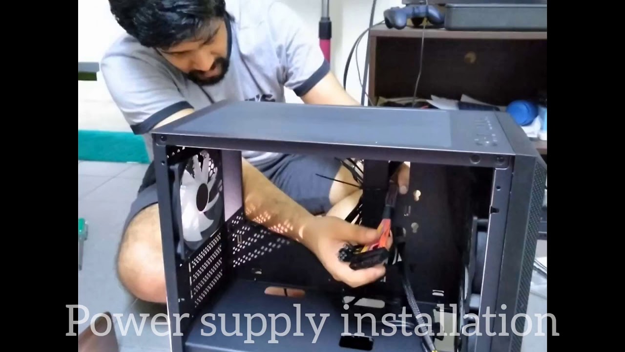 mATX gaming PC assemblyRyzen 5 3600, MSI Geforce GTX 1660 super ventus