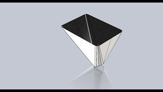 How to make square to round reducer in Solidworks Sheet metal