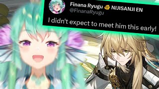 Finana's reaction to Luocha & Sushang in Honkai Star Rail