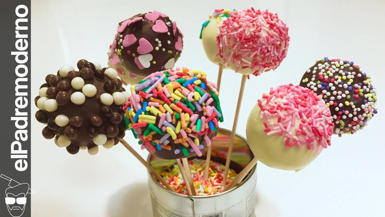 Cómo hacer CAKE POPS sin molde YouTube