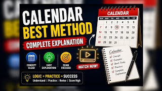 SSC Reasoning | Calendar Best Method | SSC Pathnirman
