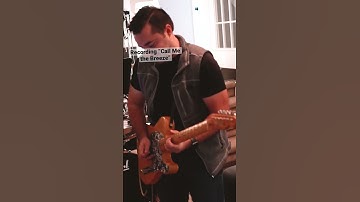 Recording “Call Me the Breeze” #fyp #music #guitar #foryou #tiktok
