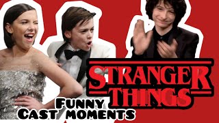 Funny Stranger Things cast moments!!