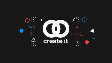 geometric shapes logo animation intro template (no software needed)