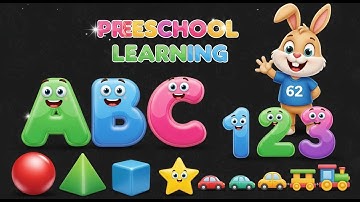 Boost Easy Preschool Learning Activities: ABC Phonics Shapes Numbers & Colors
