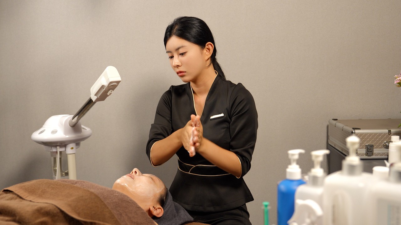 ASMR Осветляющий уход за лицом & Абдоминальное похудение & Уход при болях в шее и спине