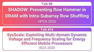Lecture 16 | Preventing Row Hammer (SHADOW) & DVFS (SysScale) | GSU | Prof. Mohammed Alser