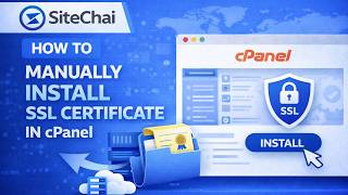 How to Manually Install SSL Certificate in cPanel (Bangla Tutorial) | SiteChai