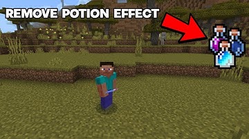 HOW TO REMOVE POTION EFFECTS IN MINECRAFT