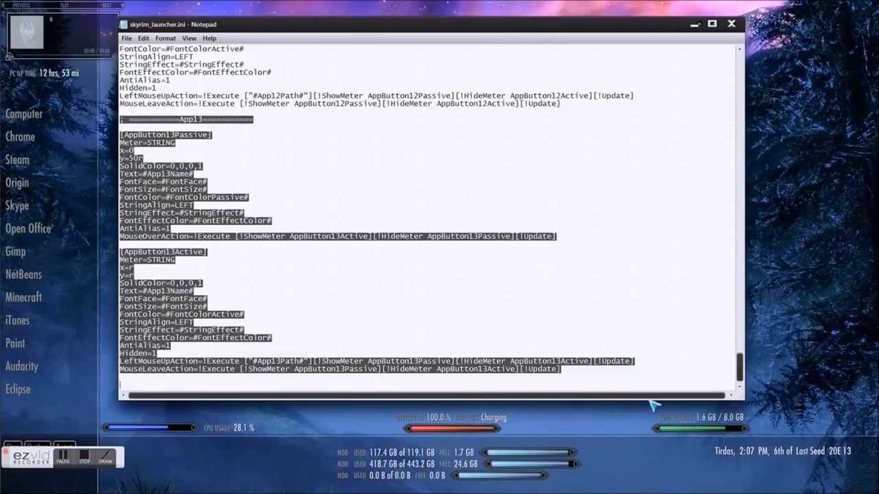 Changing Launcher Buttons For Rainmeter Theme On Windows 7 Youtube Changing Launcher Buttons For Rainmeter Theme On Windows 7 Youtube