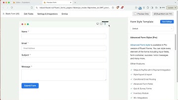 Setting up Fluent Contact Forms WordPress plugin