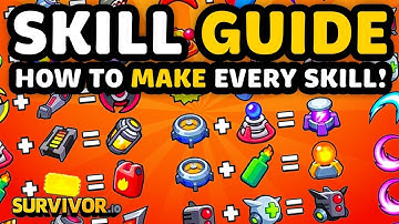 Survivor.io SKILL GUIDE & TIPS - How To EVOLVE EVERY SKILL & WEAPON in Survivor.io