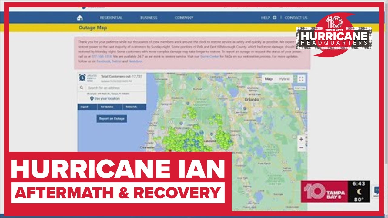 75% of those impacted by Hurricane Ian see power restored - YouTube