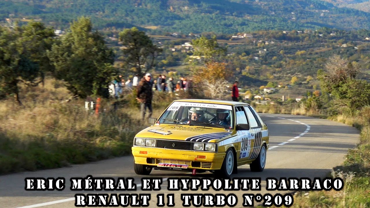 Rallye du Bas Vivarais 2023 - Renault 11 Turbo N°209 - Eric MÉTRAL et Hyppolyte BARRACO