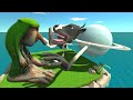 Brairot BrrBrr Patapim  VS Brainrot lavaca tapes in Animal Revolt Battle Simulator
