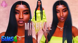 Michelle Dow | C.A.S | Sims 4 ✨ | ⬇️  Sim Download ⬇️  CC Folder |