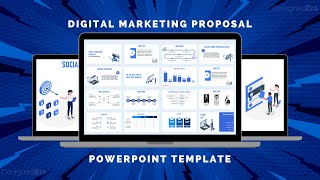 Digital Marketing Agency Proposal PowerPoint Template Digital Marketing Agency Proposal PowerPoint Template