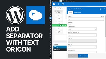 📐 How to Add a Content Separator with Text or Icon in WPBakery WordPress Plugin? Step-by-Step Guide