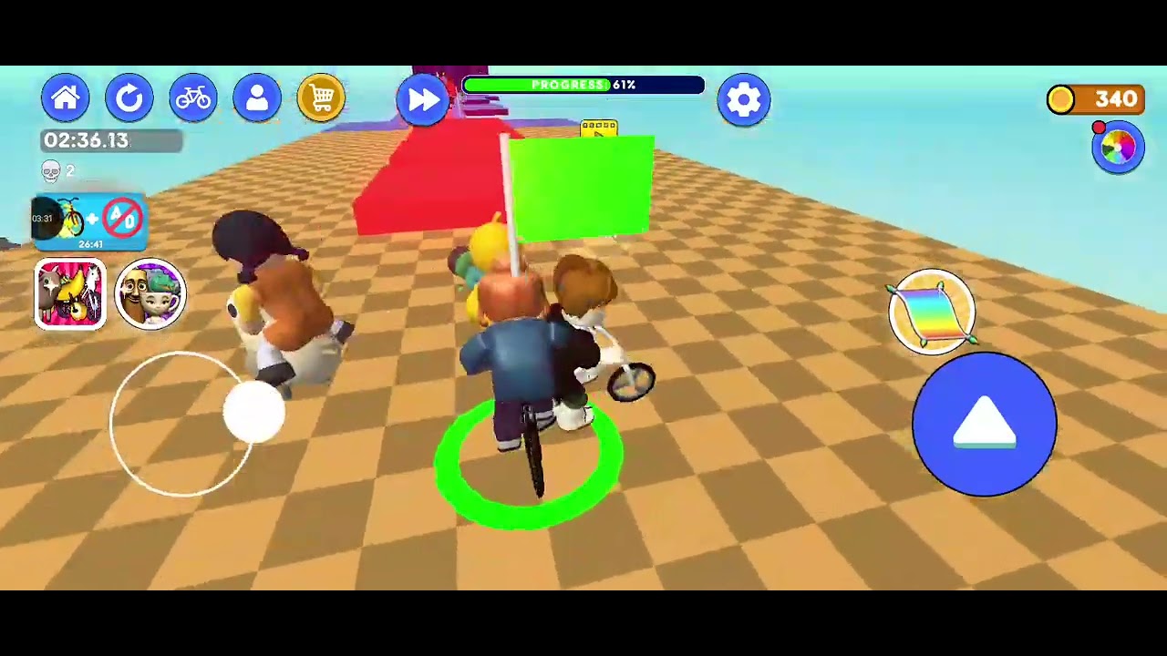 Obby on a bike de obby on bike 0% 100%