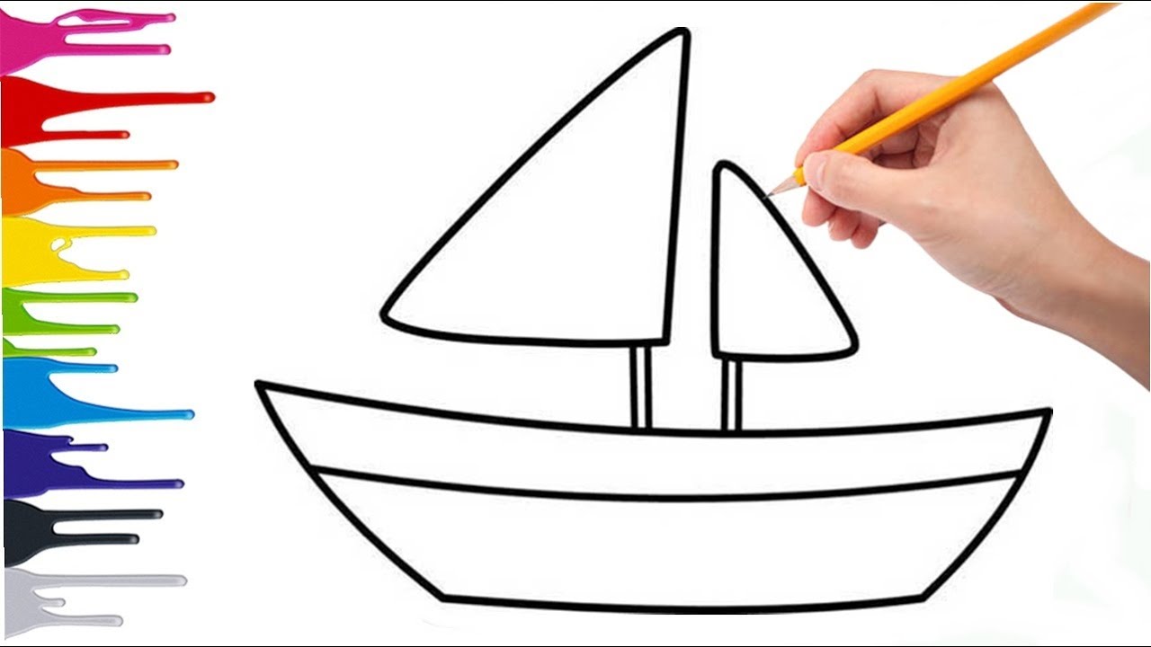 Cómo hacer un dibujo de un barco