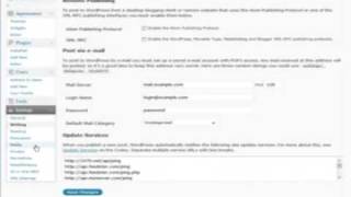 Configuring The Settings For Your Wordpress Blog Part 1