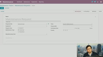 Odoo Maintenance App