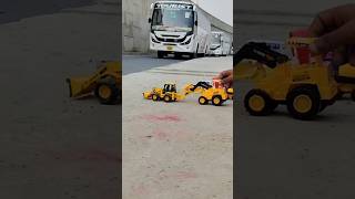 Mini Remote Control RC Small JCB Power Machine unboxing and Tracking Toy Video 🚁🚁🚁