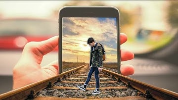 3D Pop Out Effect of Road | Photo Manipulation on Picsart 2020