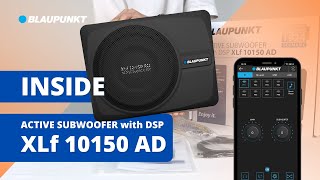 INSIDE Blaupunkt Active Subwoofer with DSP XLf 10150 AD | 10.0” Speaker Size