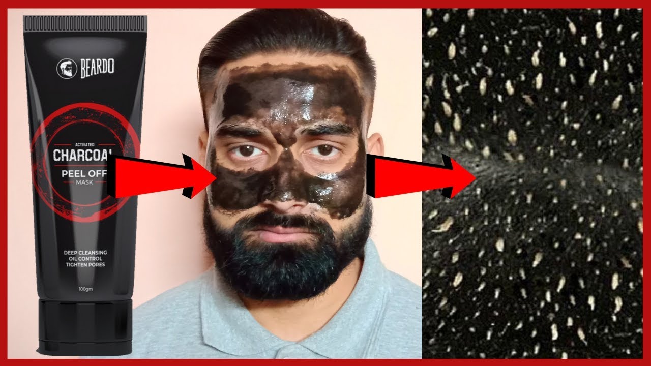 Charcoal Face Mask Review | How To Use Beardo Activated Charcoal Peel Off Mask | Kulfiy.Com