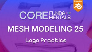 Modeling a Logo in Blender (Part 1) | Clean Topology Workflow