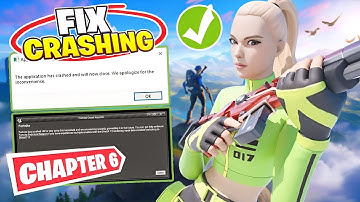 How To FIX Fortnite Crash On PC in 2025｜Fortnite Crashing FIX Chapter 6＊NEW Method＊