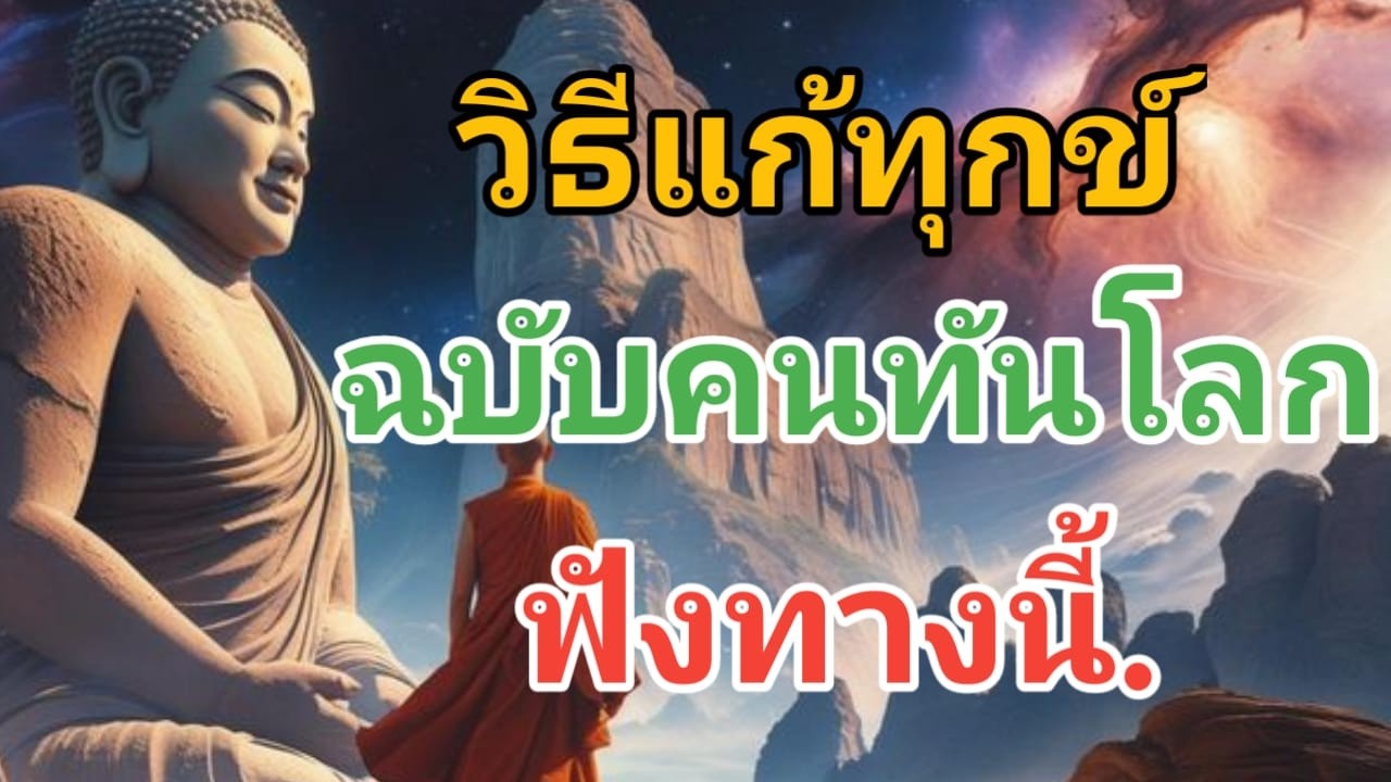 #สุขใจได้ฟังธรรม วิธีแก้ทุกข์ฉบับคนทันโลก#ขอให้ทุกท่านจงมีความสุข