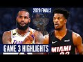 HEAT vs LAKERS GAME 3 - Full Highlights | 2020 NBA Finals