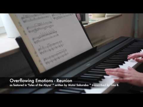 Overflowing Emotions ~ Reunion (Tales of the Abyss) transcription + sheet music