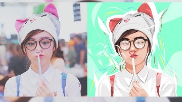 Photoshop Vector X Vexel - Jannine Weigel (Time Lapse)