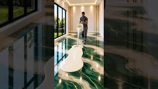 Luxury Emerald Green Bedroom Design | Elegant Modern Bedroom Interior | Luxury Home Decor#epoxyfloor