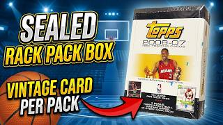 2006-07 TOPPS BASKETBALL RAK PACK BOX! VINTAGE CARD/PACK!