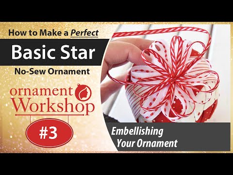 Make a PERFECT No-Sew Quilted Ornament - Part 3