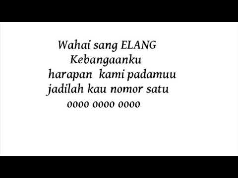 Elang Kebanggaan Lirik