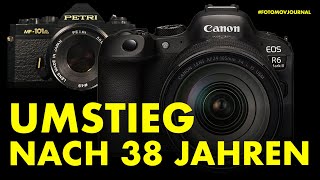 Canon R6 Mark II Nach 38 Jahren wechsele ich von Spiegelreflex zu Spiegellos