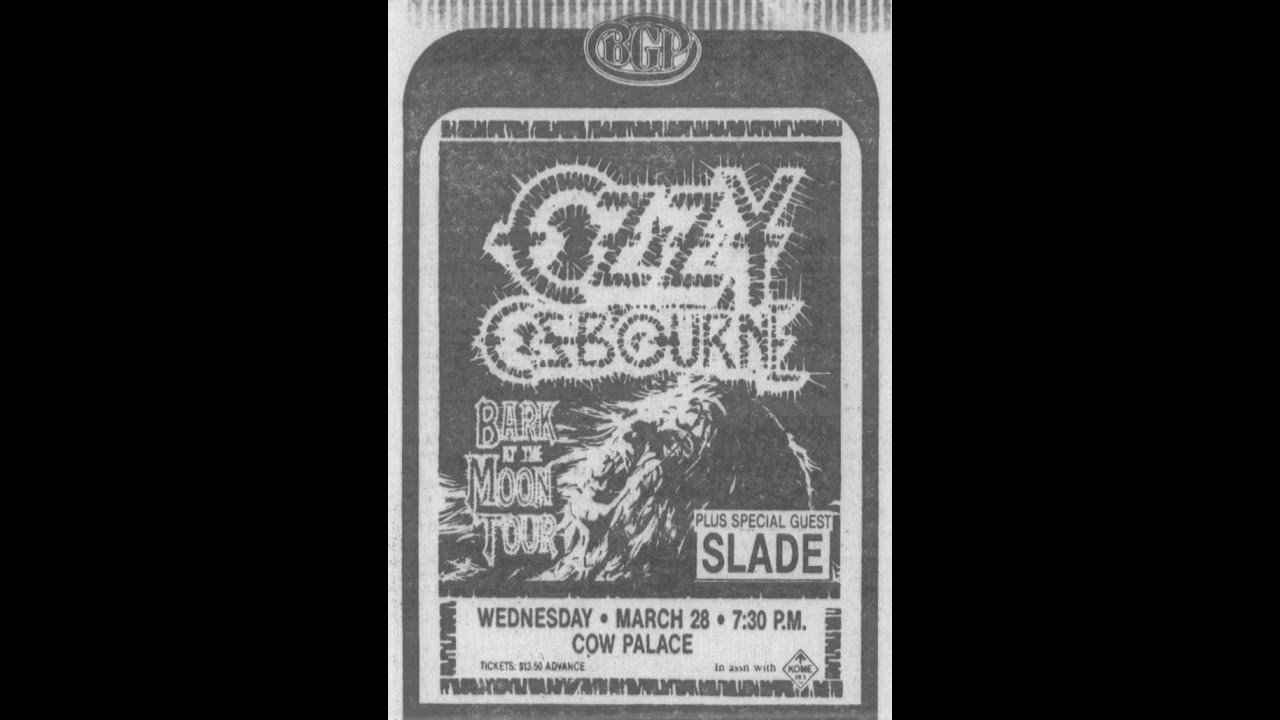 Slade @ Cow Palace, San Francisco, CA  1984-03-28 (audio only) (last full show)