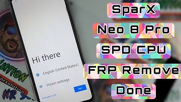 SparX Neo 8 Pro SPD CPU FRP Remove Done ...