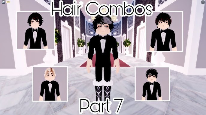 Some masc/short hair combo for those who keep using the same 3 hair for  their masc avatar, should I do part 2? : r/RoyaleHigh_Roblox