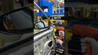 How Side Mirrors Are Installed in a Car Factory! 🚗⚙️ #shorts